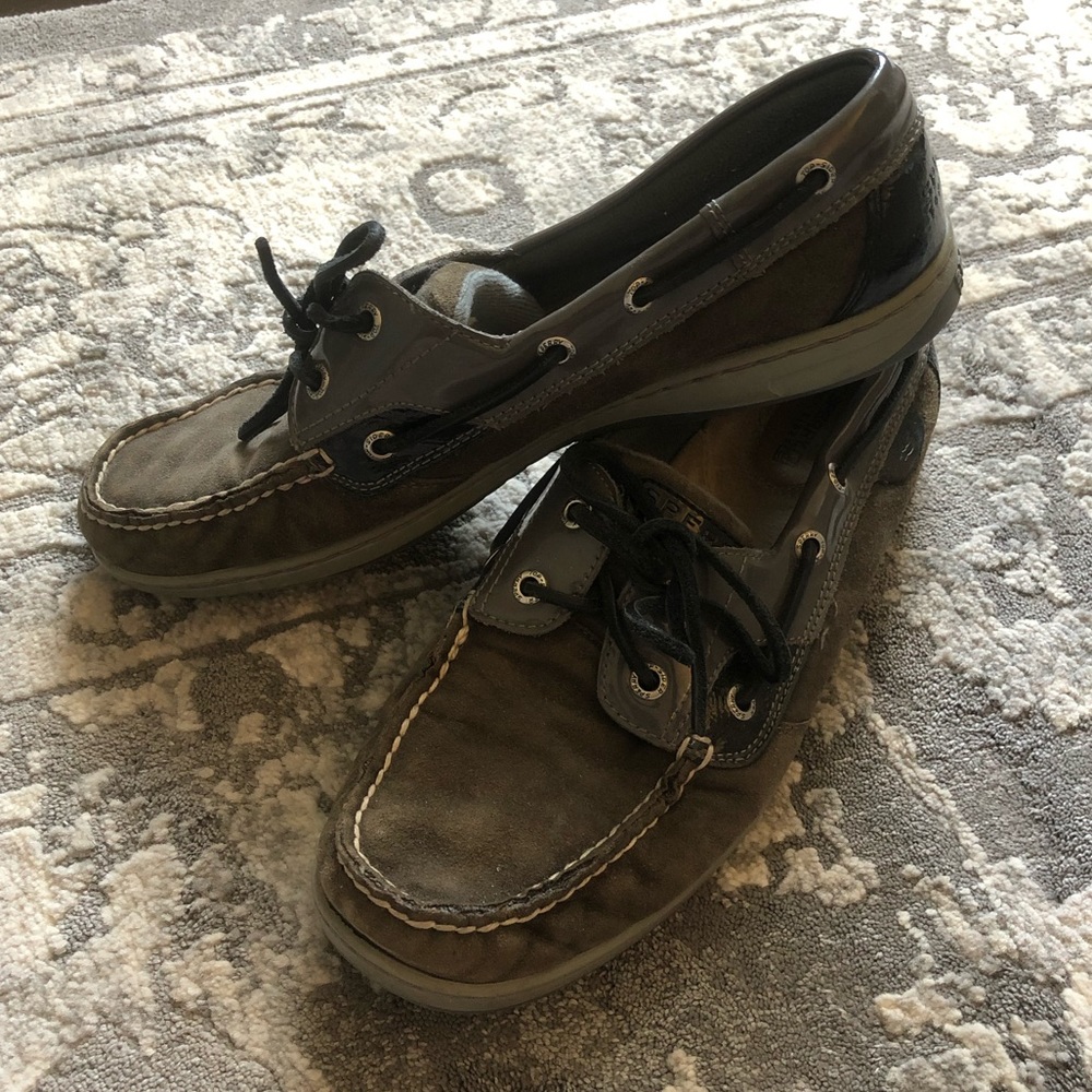 Sperry Top Sider Grey Boat Shoes